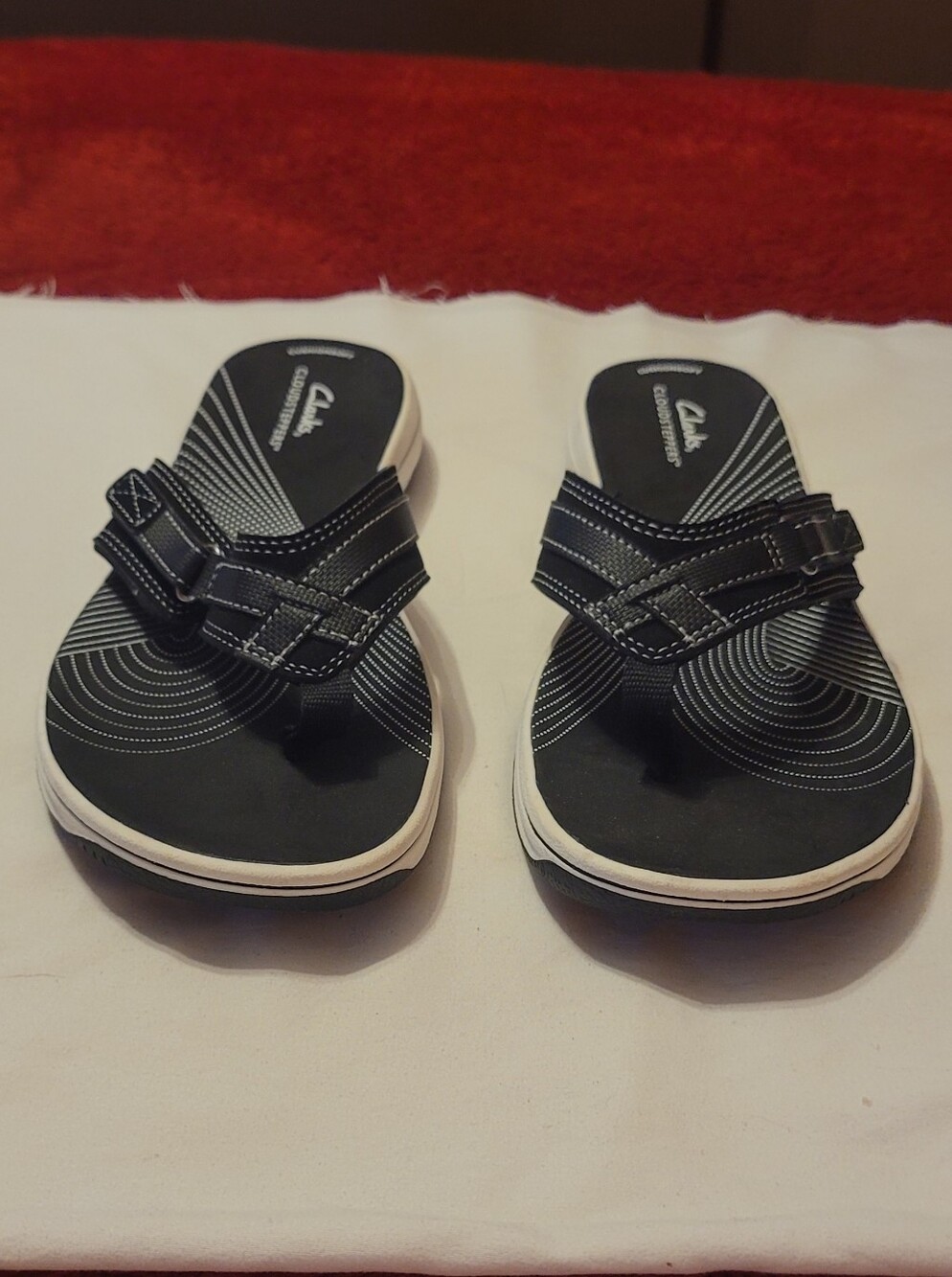 clarks cloudstepper sandals size 11